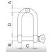 MarineNow 316 Stainless Steel Long D-Shackle | Marine Grade | 4mm | 01-Pack - Buy Online on GoSupps.com