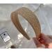 Brown Woven Straw Headband for Women - Wide Braid Boho Hairband for Beach Holiday - Buy Online on GoSupps.com