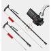 Telescopic Non Slip Crutches Carbon Fiber Wood T Handle Walking Sticks For Tourism Cane Trekking Nordic Walking Pole Hiking Crutches Ultralight Only 219G rollator walker Durable Mobility Aid for Arth - Buy Online on GoSupps.com