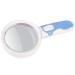 Magnifying Glass with Light 5X for Reading Inspection Hobbies - with a Lens Cloth Bag Magnifier/Blue Comfortable Anniversary