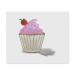 2 x 'Strawberry Cupcake' Microfiber Lens/Eyeglass Cleaning Cloths (LC00020508)