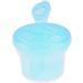 Non-Spill Rotating Milk Powder Dispenser - Portable 3 Compartment Snack Box for Infant/Newborn - Blue - Buy Online on GoSupps.com