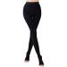 Medical compression tights for women 20 30 mmHg opaque a graded support hose for verizer edema XXL open toe tip black