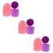 Gleavi silicone cover 6 pieces of portable beverage owner case beverage holder silicone container disposable menstrual cup female cleaner box girls supply women accessories as shown x 3 pieces 9x5cmx3pcs