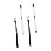 Iwowhero 4 pieces wangan hair toothbrush maternity toothbrush toothbrush with soft bristles toothbrushes with soft bristle hand toothbrush family package dentures lovers soft fur