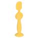 Gentle Diaper Cream Spatula | Baby Bottom Cream Applicator | Soft Silicone Suction Base (Yellow) - Buy Now for International Shipping! - Buy Online on GoSupps.com