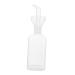 Zerodeko 1pc Glass Oil Bottle Soy Sauce Glass Olive Oil Bottle Oil Vinegar Jar Salad Oil Dispenser Household Oil Bottle Kitchen Glass Seasoning Bottle Liquid Oil Filter Pot Simple 26X5.8CM Transparent