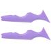NOLITOY 2pcs Silicone Beauty Ruler Eyeshadow Angled Eyeliner Stencils Makeup Stencils Aid Shield Face