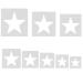 8 PCS Large Star Stencil ,Star Stencils Different Sizes, Star Template, Star Template Stencil, Large Star Stencil, Star Stencils for Painting, for Painting Template