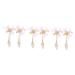 Healeved 3 Pairs Tassel Flower Hair Clip Barrette Hair Clips for Hair Accessories for Girl Tassel Hair Clip Womens Hair Clips Hair Topper Hair Accessory Hair Clips