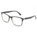 ZENOTTIC Anti-Blue Light Reading Glasses Rectangular Men with Glasses Case for PC TV Gaming UV 400 Protection Brown/Gray 3.0 x