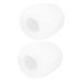 Alipis 2 Pcs Silicone Mold Epoxy Candle Molds Silicone Chocolate Mold DIY Tool 3D Artificial Cake Mold 5.1X4.9X4.1CM White