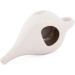 Ceramic Neti Pot with Gold Mandala Design for Nasal Rinse - Cream/Gold Color - Buy Online on GoSupps.com