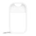 Touchland Mist Case for Power and Glow (1FL OZ) Protective Stylish Sanitizer Accessory Silicone with Keyring White