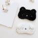 2pcs Cute Black Cat Sleeping Masks for Kids, Girls, and Women | Soft Plush Eye Mask Blindfold Cover | Ideal Eyeshade for Teens Girls - Buy Online on GoSupps.com