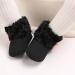 Spring Winter Warm Fleece Booties for Baby | Non-Slip Soft Sole Shoes for Boys Girls | Adjustable Prewalker Boots 0-18 Months (12-18 Months, Black) - Buy Online on GoSupps.com