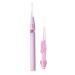 2pcs Led Lighting Ear Pick Lighted Ear Wax Cleaner Luminous Ear Spoon Curette Tweezer Flashlight Ear Cleaning Removal Tool for Adults Pink