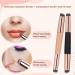 Buy 2pcs Silicone Lip & Concealer Brushes Set | Double-Headed Makeup Applicator for Lipstick Gloss Balm | International Shipping Available - Buy Online on GoSupps.com