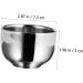 Doitool Stainless Steel Key Bowl for Shaving Foam | Ceramic Beard Grooming Tool - Men s Essentials - Buy Online on GoSupps.com