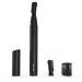 Upgraded Eyebrow Trimmer for Men Precision Detailer Battery-Operated Eyebrow Razor and Shaper Electric Facial Hair Trimmer with Comb Dual-Blade Grooming Tool No Pulling Sensation Black