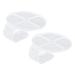 Fdit Nail Polish Bowl Nail Art Palette Easy to Use Handle Design for Lip Gloss for Nail Art