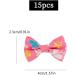 JOCXZI Pack of 15 dog hair bows dog hair accessories hair bows dog headdress for long hair pets dogs cats puppies 10 colours - Buy Online on GoSupps.com