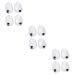 6 Pairs Heel Pad Foot Support Pad Half Heel Insoles Foot Insoles Flat Foot Mat Flat Foot Pad Shoe Cushions Heel Correction Insole Shoe Pads