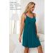 Sosolism Women's Nursing Nightdress with Padded Lace Trim - Green Maternity Dress - Buy Online on GoSupps.com