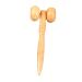 Massage tab made of wood hand massager made of wood muscle roller stick Face lifting tool thin facial roller anti-aging face massager wooden surface manual bamboo