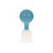 Plastic cupping glass with ball | Cupping | Massage | Cupping massage | Suction ball ( 53 mm light blue) 53 mm light blue