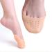 1 Pair Soft Silicone Gel Pointe Ballet Dance Shoe Toe Pads Toe Protector with Breathable Hole One Size Instant Cooling and Soothing Relief Gel Blister Pads Bunion Pads Foot Health