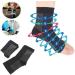 Buy Seautier Anti-Fatigue Compression Socks - Copper-Soaked & Magnetic - Bamboo Fiber for Plantar Fasciitis Relief (L-XL Black) - International Shipping - Buy Online on GoSupps.com