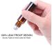 10 ml Amber & Cobalt Blue Glass Roller Bottles with Stainless Steel Balls - UV Protection Essential Oil Set (6 Pcs) - Includes Opener & Dropper - Buy Online on GoSupps.com