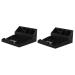 Beaupretty 2 sets Storage of hairdressing tools scissor holder for stylists scissor holder etui salon tool holder hairpise shear storage ABS storage box make-up tools