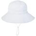 XYIYI Kids Bucket Hat Adjustable Sun Hats Breathable Beach Hat for Boys Girls 6-24 Months White