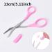Professional Eyebrow Scissors with Comb - Stainless Steel Precision Trimmer for Men and Women - Small Grooming Tool - Buy Online on GoSupps.com