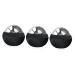Gleavi 3st massage ball made of stainless steel massage ball Massage ball made of stainless steel roller ball for the household foot massage device Manual massage device Face massage device Rustproof steel ABS