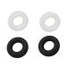 Healifty 10 pairs of glasses anti -slide silicone ring glasses glasses brick ring ear hooks sunglasses glasses repair accessories white black