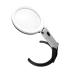 Magnifiers Folding Portable Desktop Repair Magnifier 6 Times 10 Times Large Mirror with LED Lights