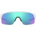 Oakley Oj9010 Resistor Rectangular Sunglasses | Polished White/Prizm Sapphire | 20 mm - Buy Online on GoSupps.com