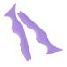 Didiseaon 2pcs Silicone Beauty Ruler Eye Shadow Eyeshadow Guide Aid Eyeliner Stencils Blindfold