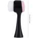 Manual Face Brush Silicone Face Scrubber 2 in 1 Face Cleansing Brush for Deep Cleaning Exfoliating Facial Cleansing Brush - Buy Online on GoSupps.com