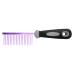 Resco Professional antistatic comb for dogs and cats for fur care steel pencils fine tooth spacing Candy Purple Fine Candy violet