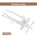 EOYVAIL Barrettes Hair Clips for Women Bridal Hair Clips Accessories First Holy Communion Pins for Women and Girls Wedding (10 Pieces White) - Buy Online on GoSupps.com