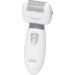 AEG PHE 5670 - Electric callus remover - Flexible head - Water-resistant housing - Easy to clean - White/grey