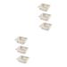 Zerodeko 6 Pcs Hanging Container Basket Fridge Tidy Boxes Food Drain Storage Crisper Drainage Tank Fruit