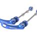 Zsling 1 Pair Bicycle Skewers Quick Release Axle Skewers Front Rear Bike Axle Wheel Hub 110/135mm for MTB Mountain Road Bike MTB BMX Blue