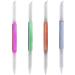 Glass Cuticle Pusher Professional Manicure Stick Nail Cuticle Remover Tools Green - Buy Online on GoSupps.com