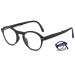 Koosufa foldable anti blue light round reading glasses women men men feather hinges together.