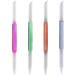Glass Cuticle Pusher Professional Manicure Stick Nail Cuticle Remover Tools Rosy Transparent nail scraper111 - Buy Online on GoSupps.com
